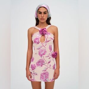 For love & Lemons Brand New Rori Mini Dress Medium